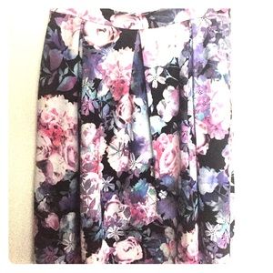 Floral full skirt